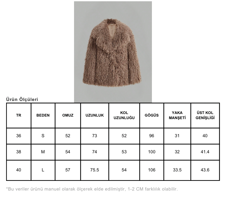 BRUN D’AMOUR - Kürk