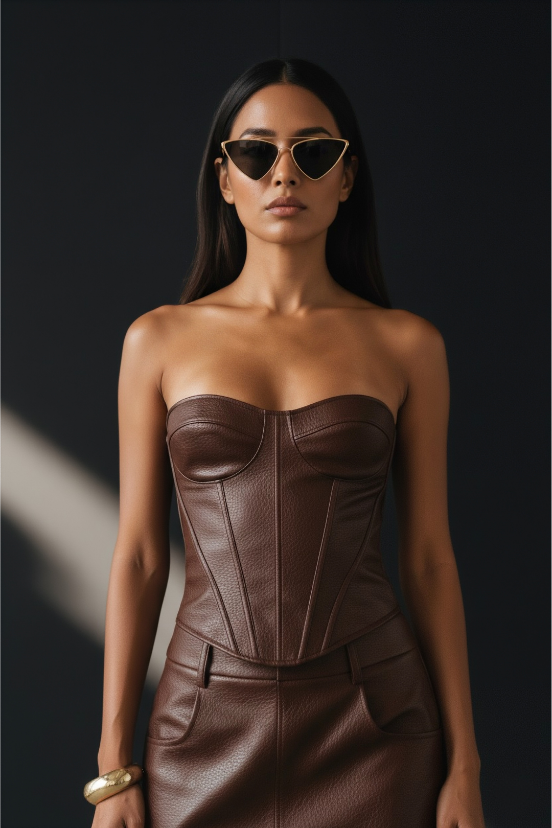 MINA CORSET CAFÉ NOISETTE