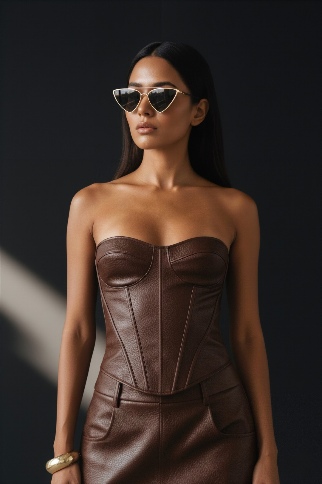 MINA CORSET CAFÉ NOISETTE